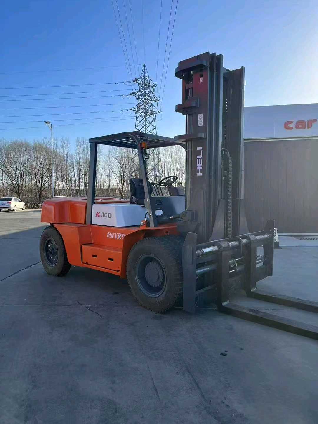 河北廊坊二手合力K系列10吨2022款升高6米柴油叉车