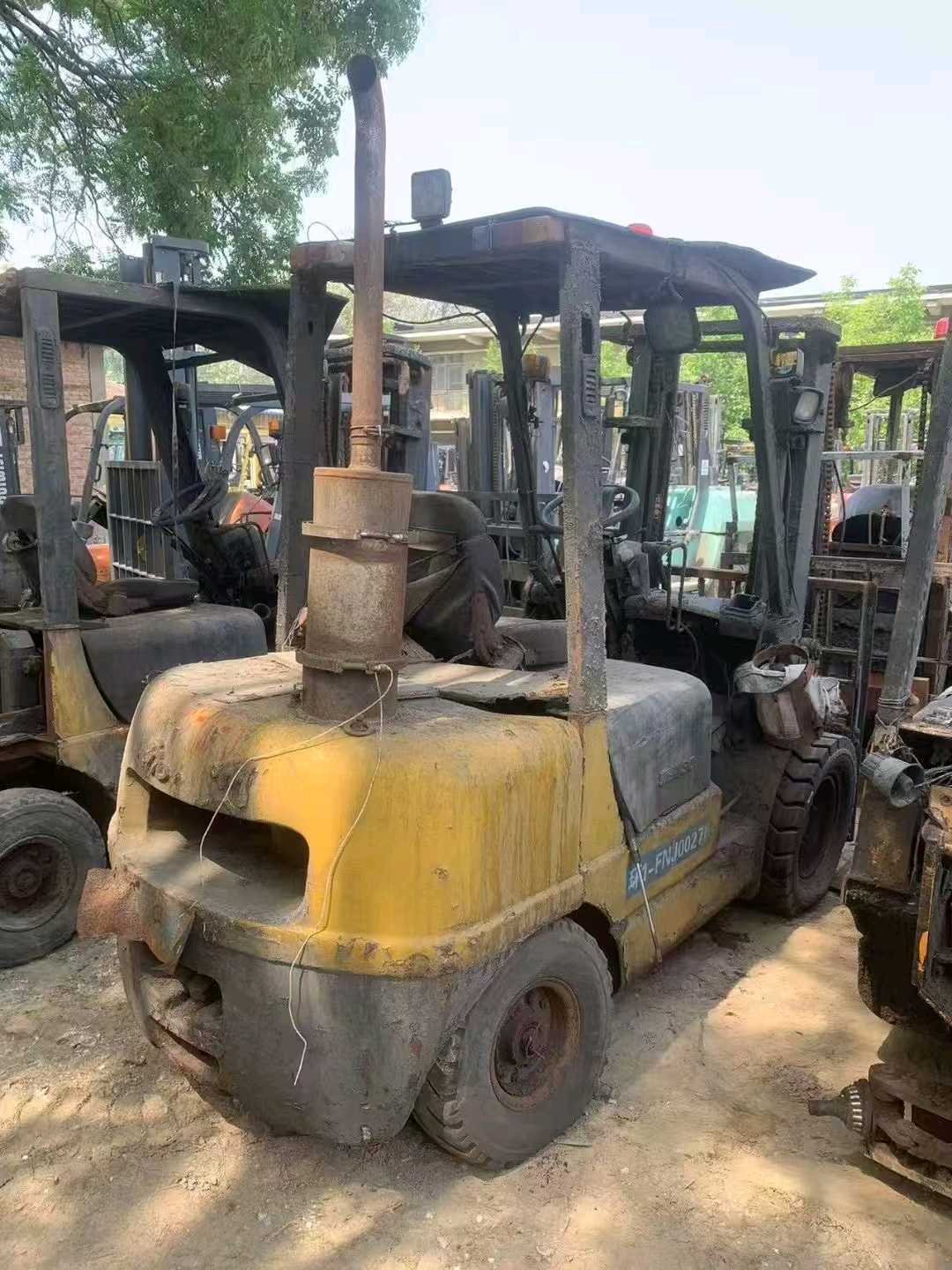 山东德州二手杭叉H系列3吨0款升高3米柴油叉车