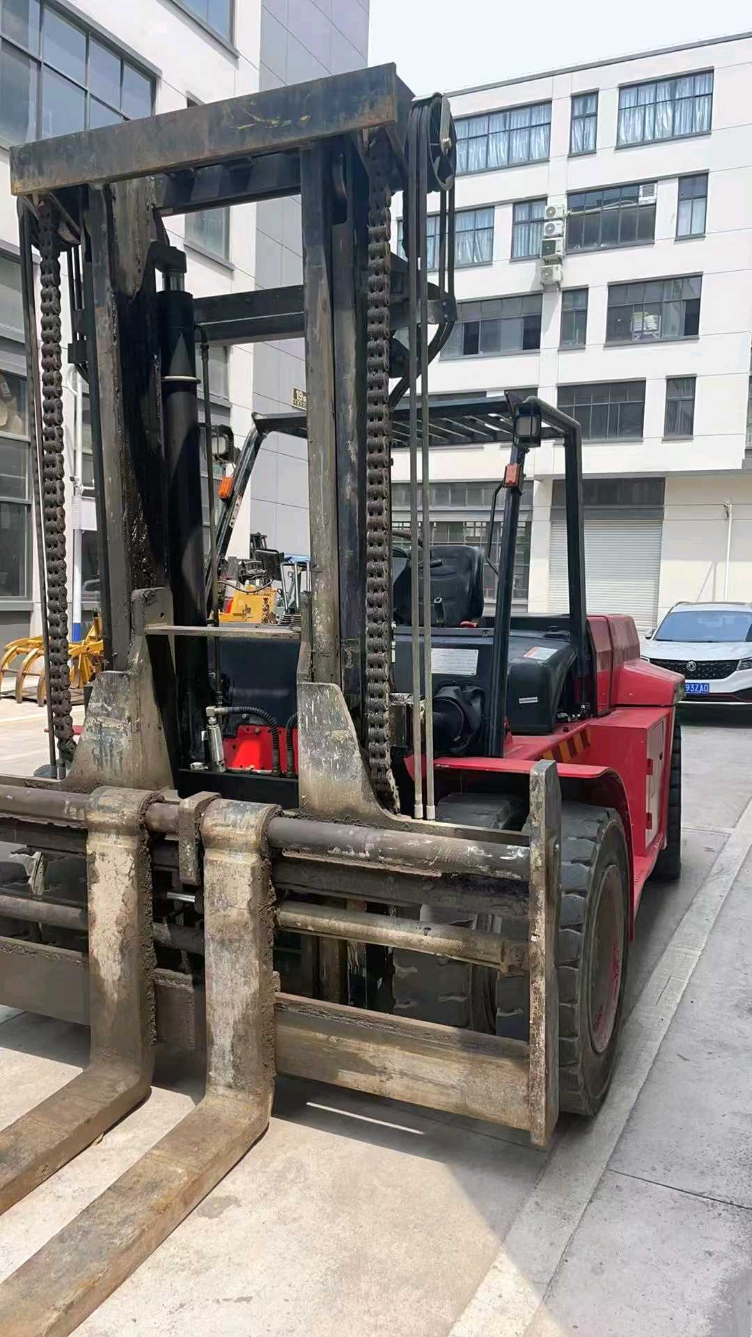 浙江温州二手杭叉X系列10吨2023款升高3米柴油叉车