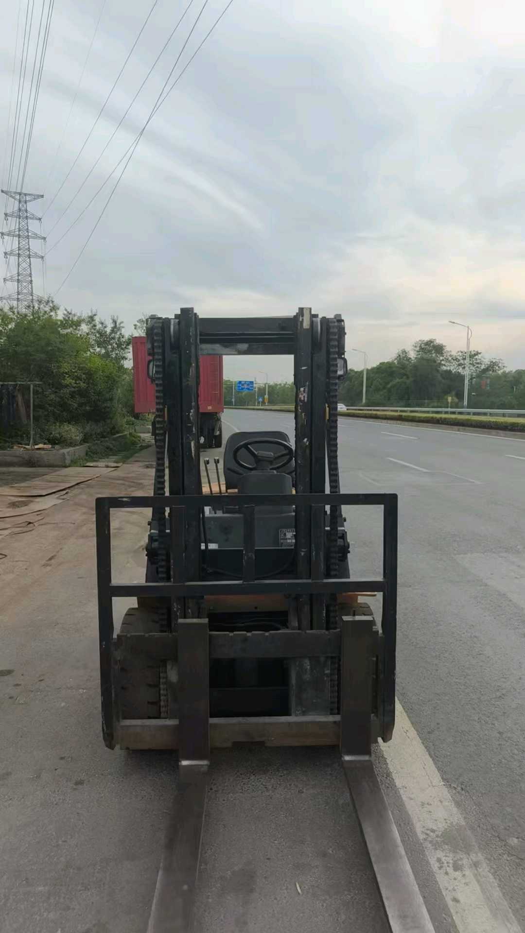 江苏常州二手杭叉R系列3吨0款升高3米柴油叉车