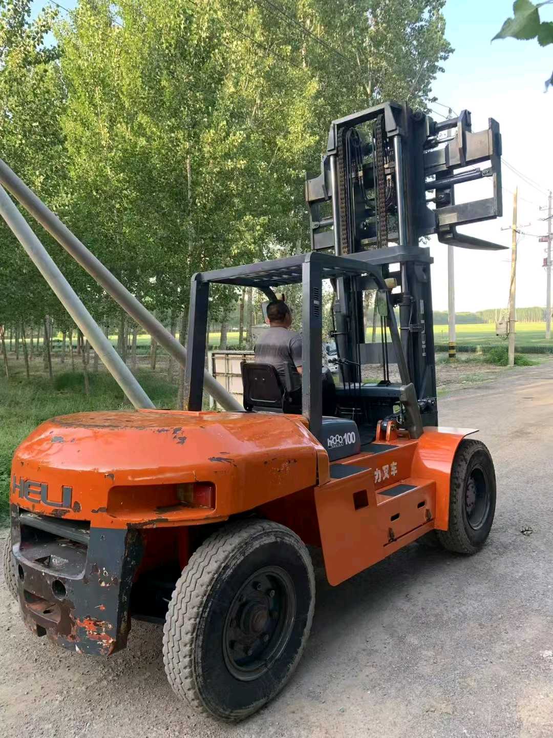 河北廊坊二手合力H2000系列10吨0款升高3米柴油叉车