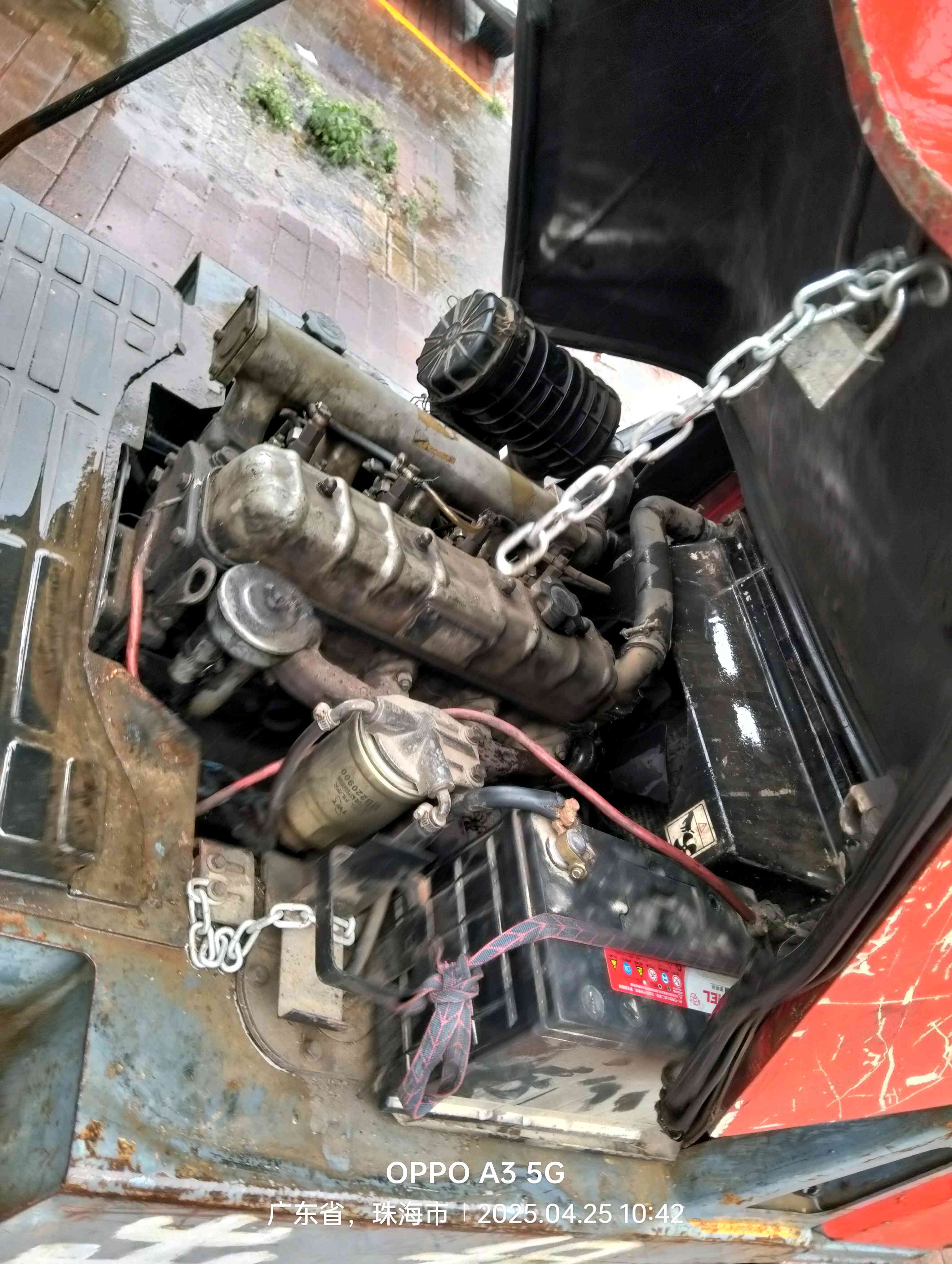 广东珠海二手台励福7L系列3吨2010款升高4.5米柴油叉车