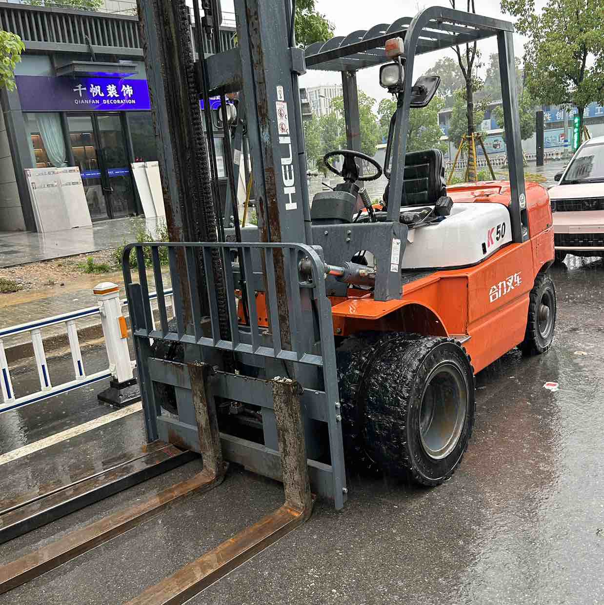 浙江温州二手合力K系列5吨2020款升高4米柴油叉车