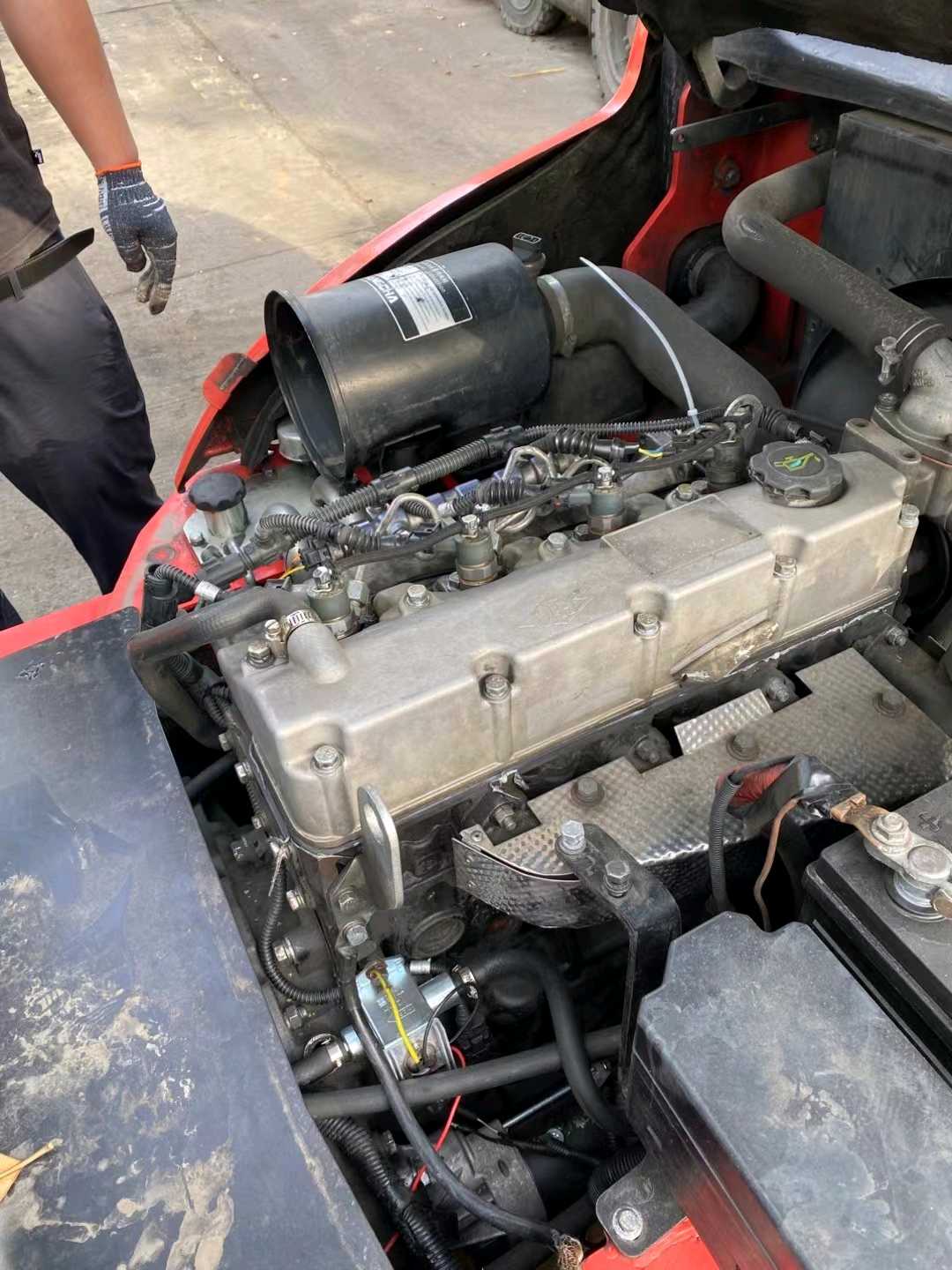 江苏苏州二手杭叉X系列3吨2021款升高3.6米柴油叉车