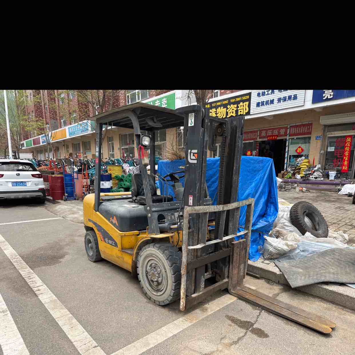 河北张家口二手柳工A系列3吨2016款升高3米柴油叉车