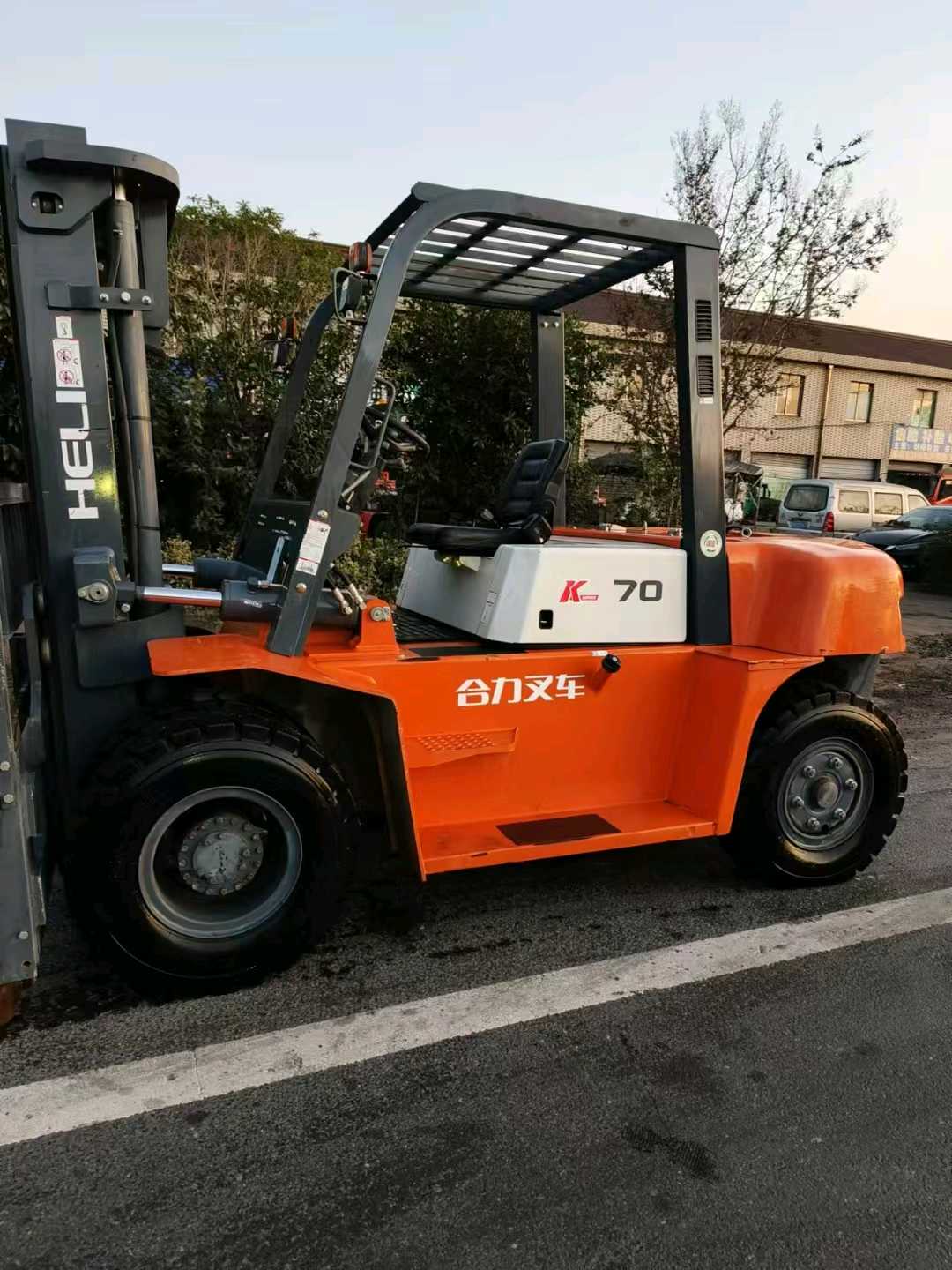 江苏常州二手合力K系列7吨2020款升高3米柴油叉车