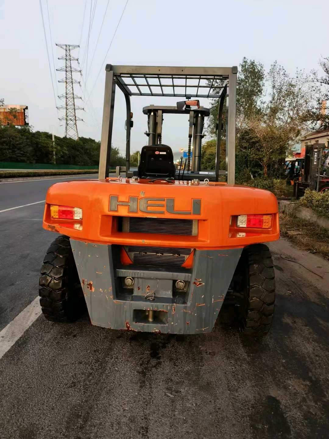 江苏常州二手合力K系列7吨2020款升高3米柴油叉车