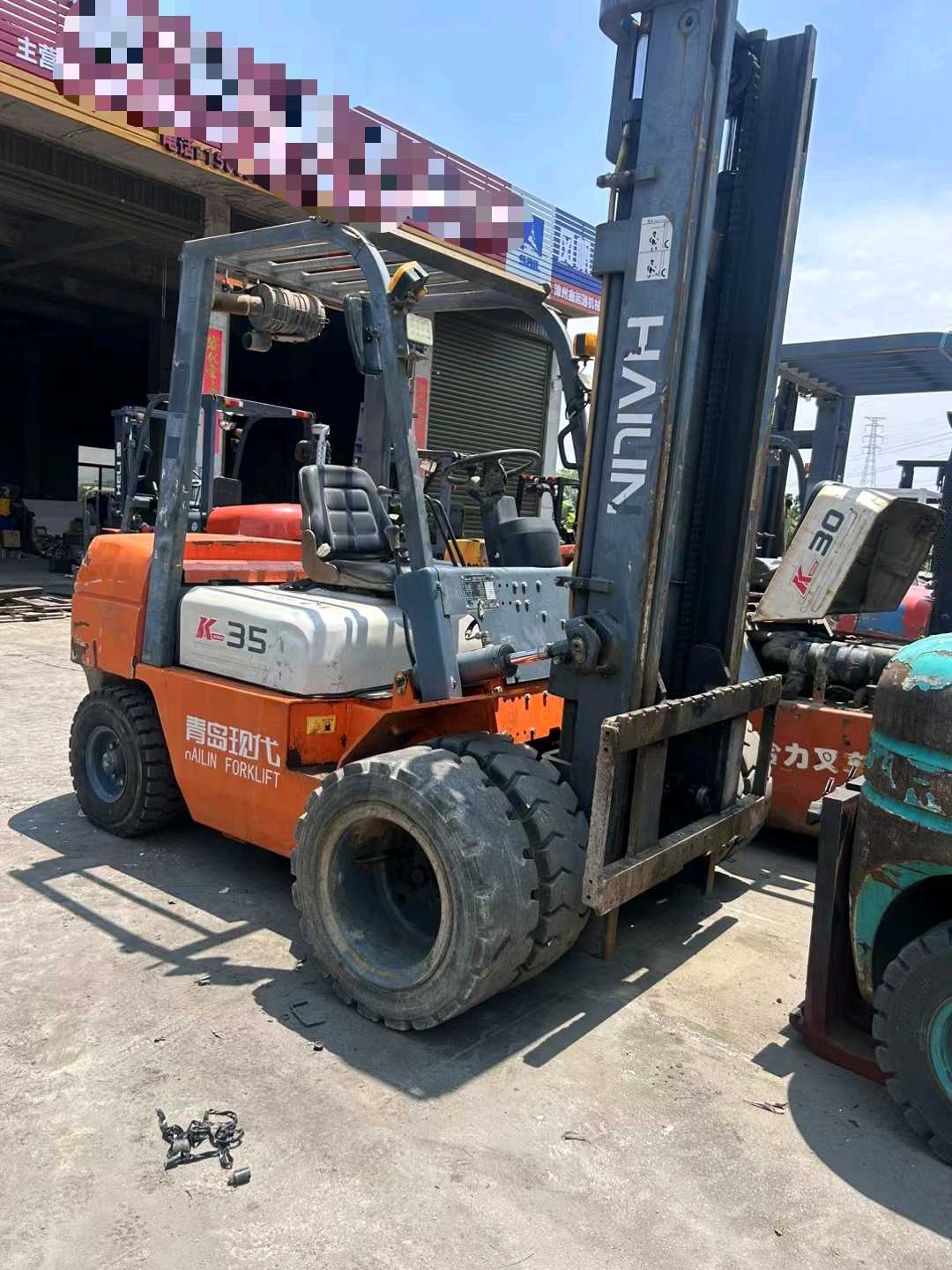福建漳州二手其他无3.5吨0款升高4米柴油叉车