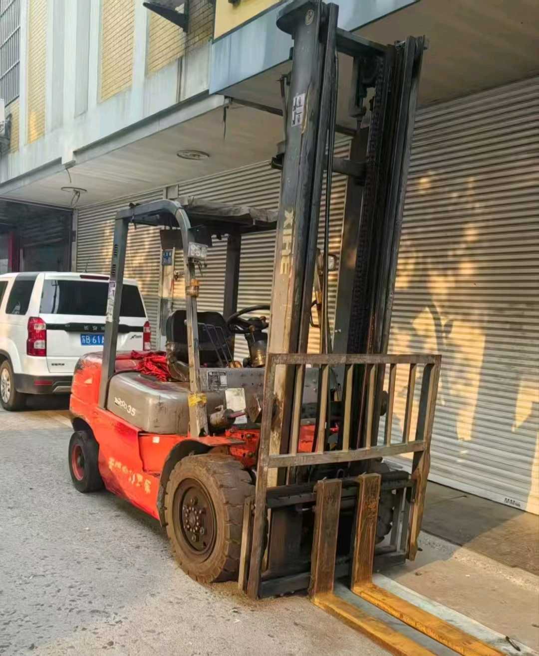 江苏无锡二手其他无3.5吨2018款升高4.5米柴油叉车
