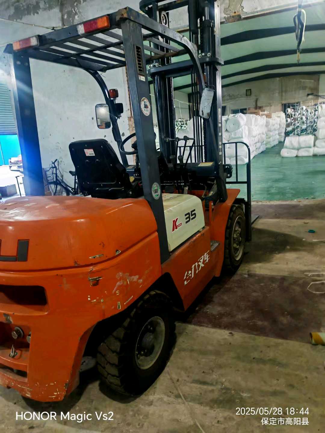 河北保定二手合力K系列3.5吨2022款升高4米柴油叉车