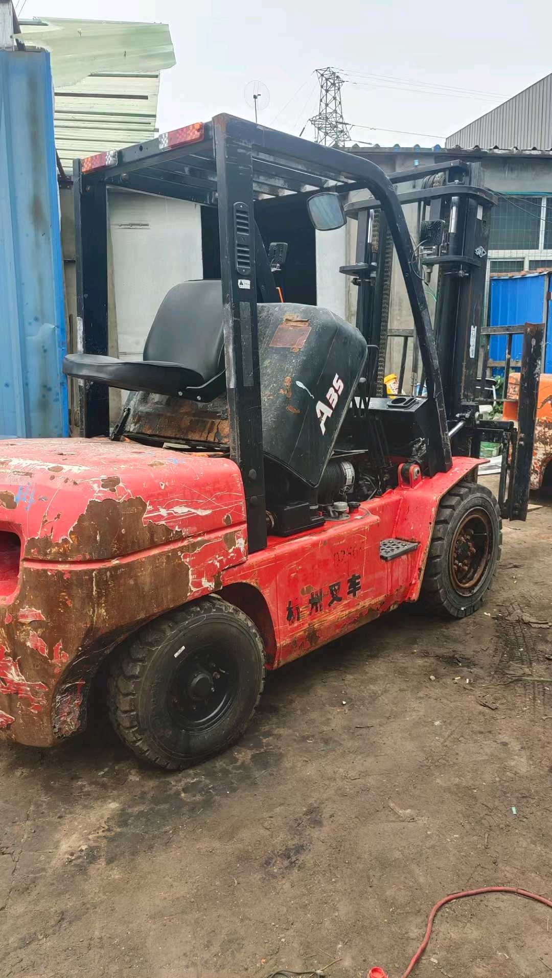 河北衡水二手杭叉A系列3.5吨0款升高3米柴油叉车