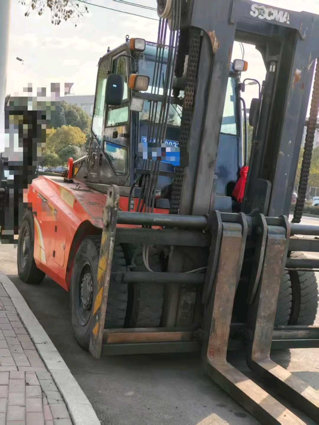 湖北其他二手其他无10吨2018款升高3米柴油叉车