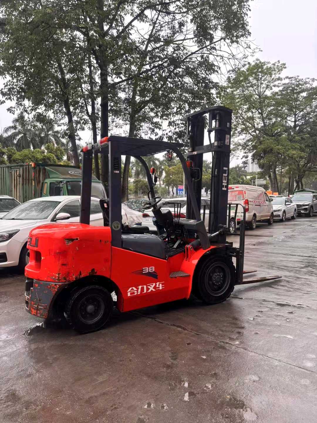广东省深圳市罗湖区南湖街道建设路1003号二手合力3.5吨2022款升高0米柴油叉车