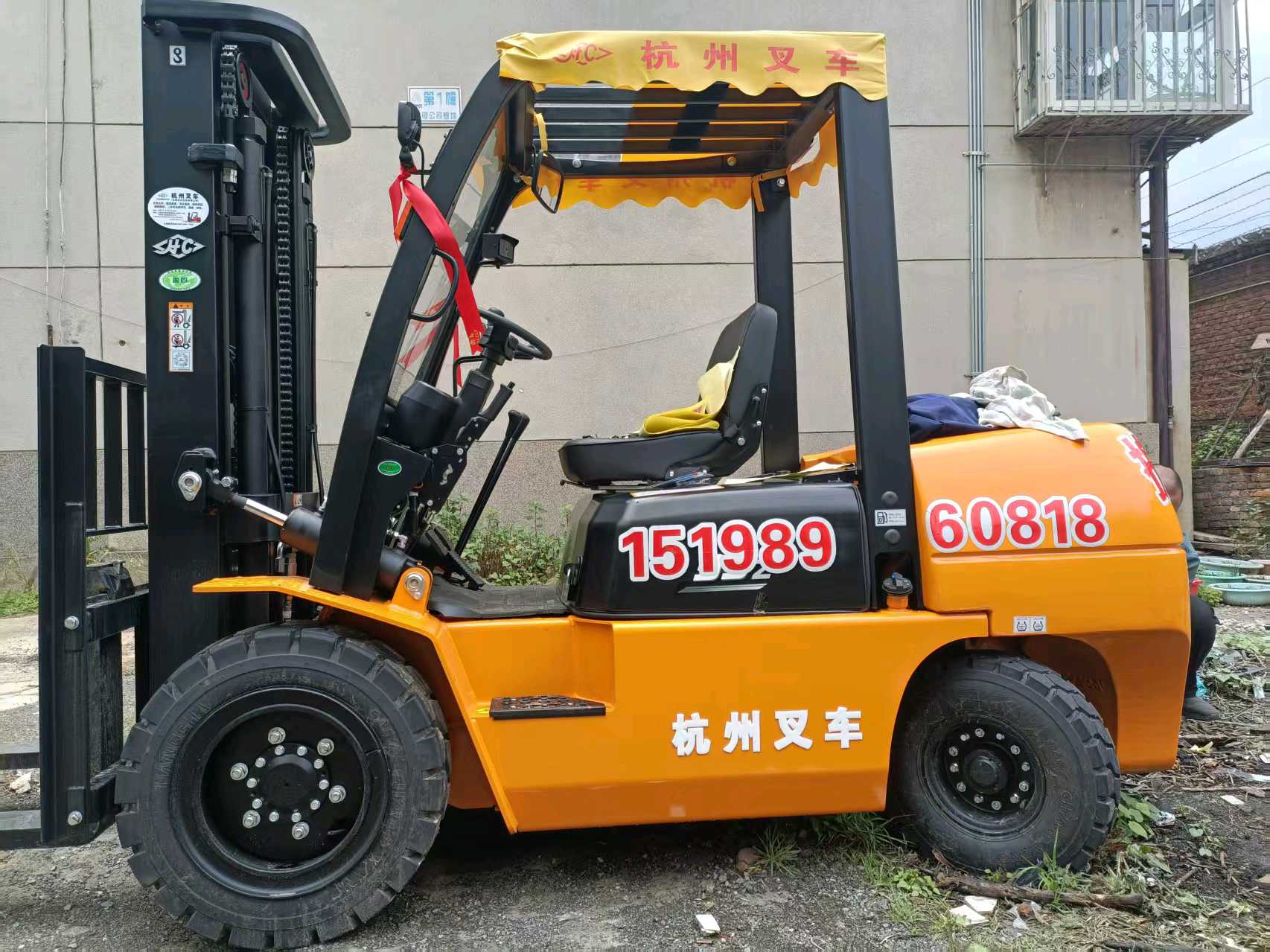 云南昆明二手杭叉A系列3.5吨2025款升高4.5米柴油叉车
