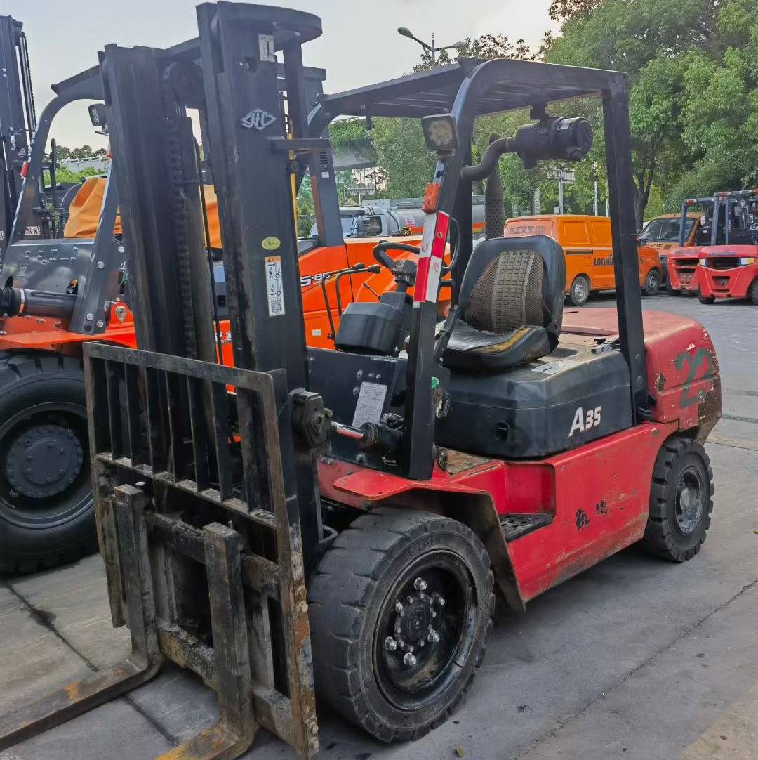 福建厦门二手杭叉A系列3.5吨2020款升高3米柴油叉车