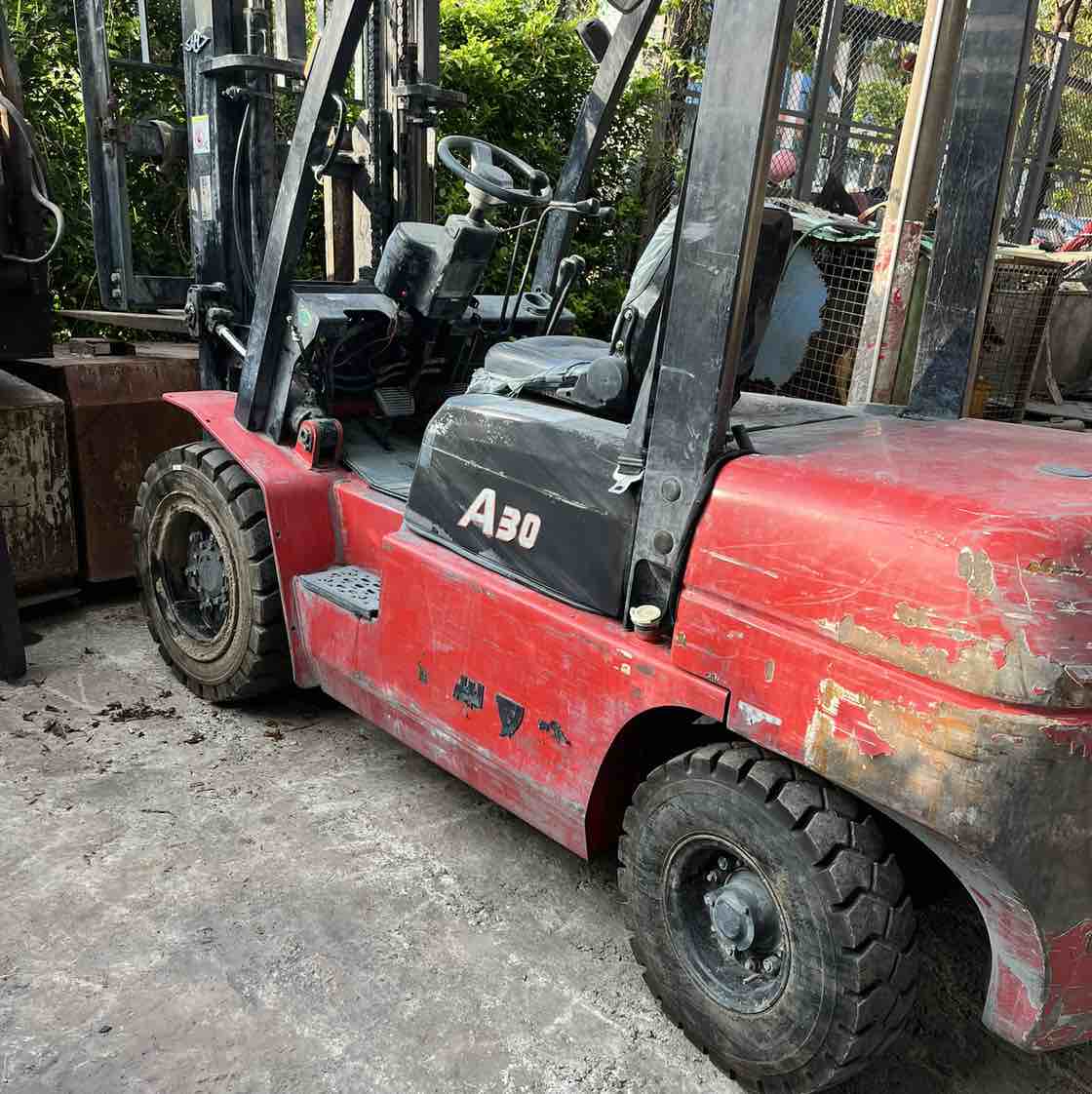 广东佛山二手杭叉A系列3吨2015款升高3米柴油叉车