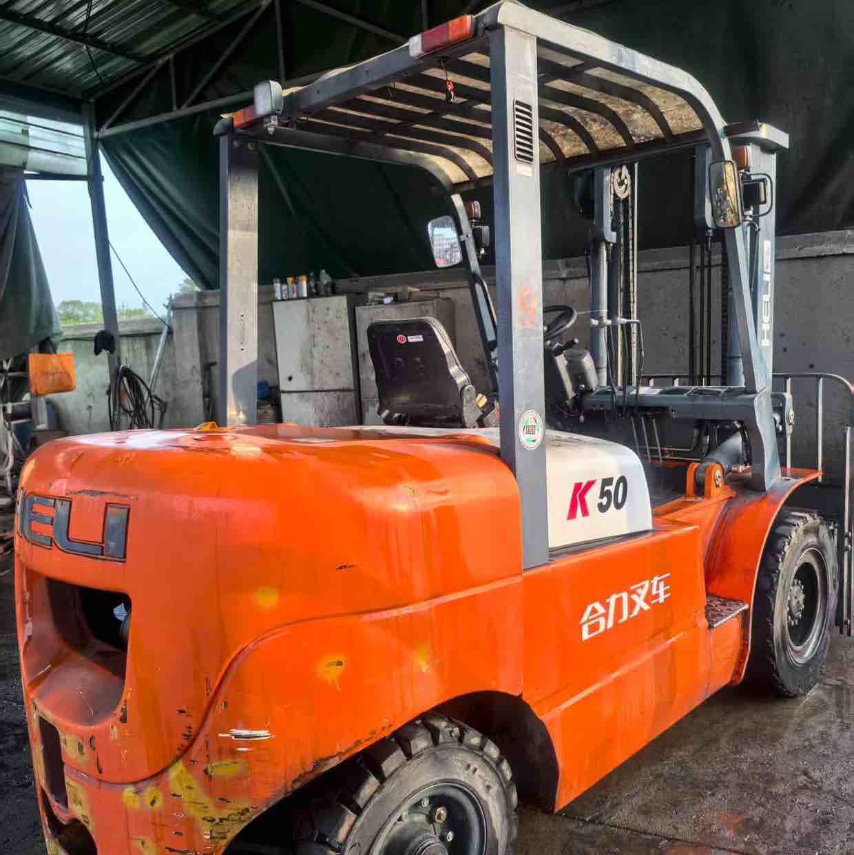 浙江温州二手合力K系列5吨2021款升高3米柴油叉车