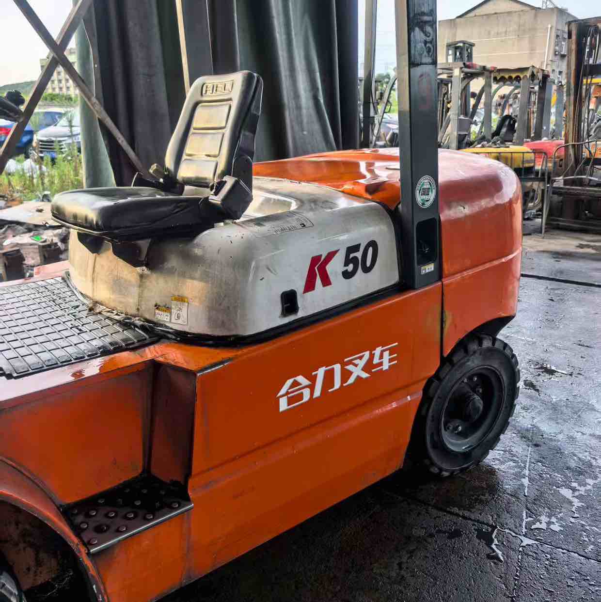 浙江温州二手合力K系列5吨2021款升高3米柴油叉车
