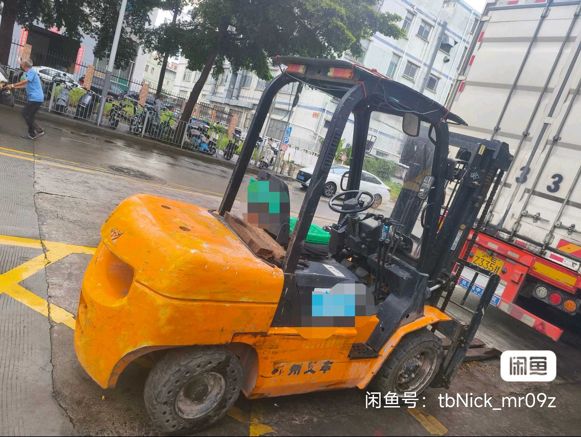 广东深圳二手杭叉R系列3.5吨2020款升高3米柴油叉车