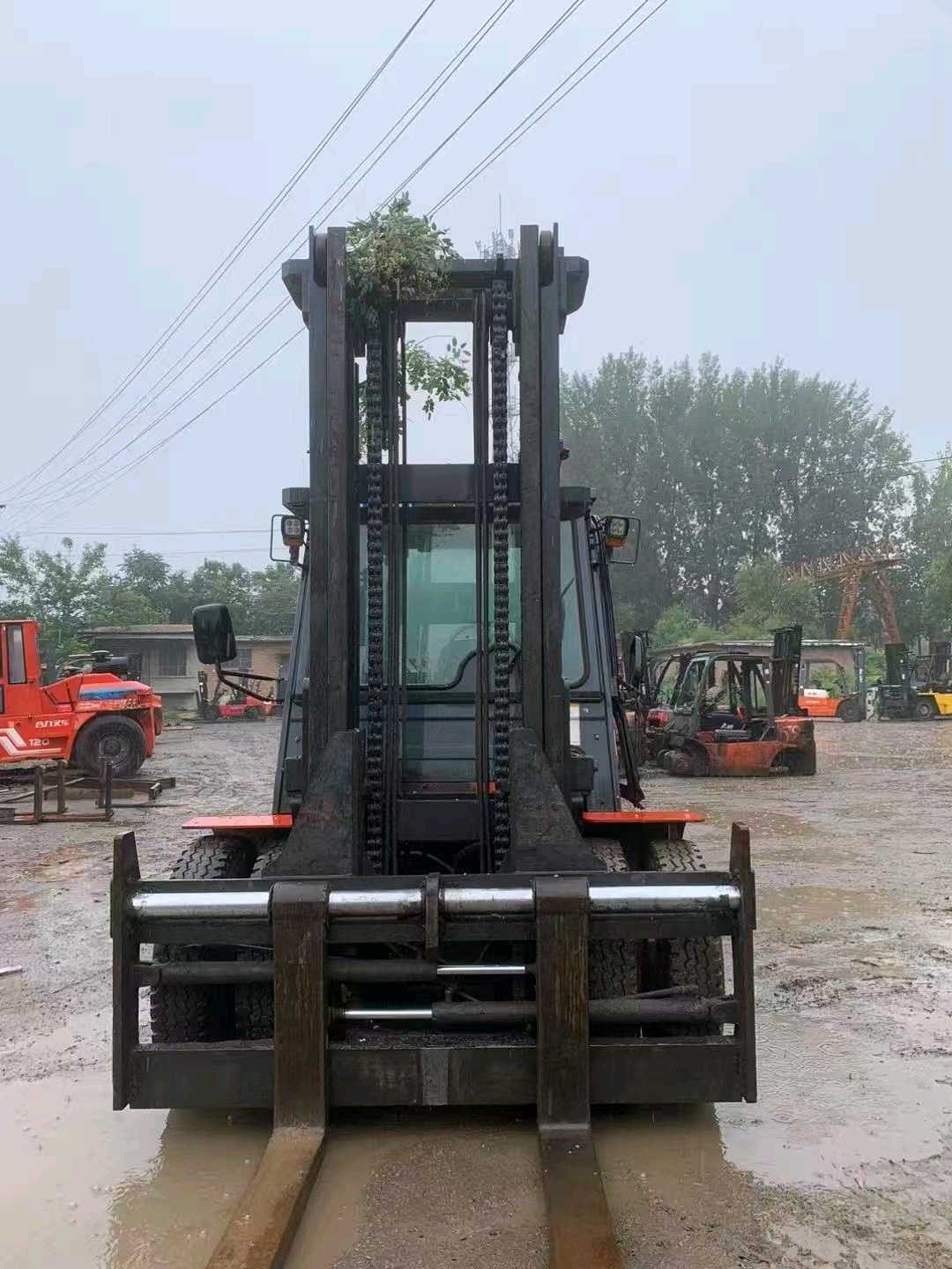 山东德州二手合力G系列10吨2020款升高4米柴油叉车