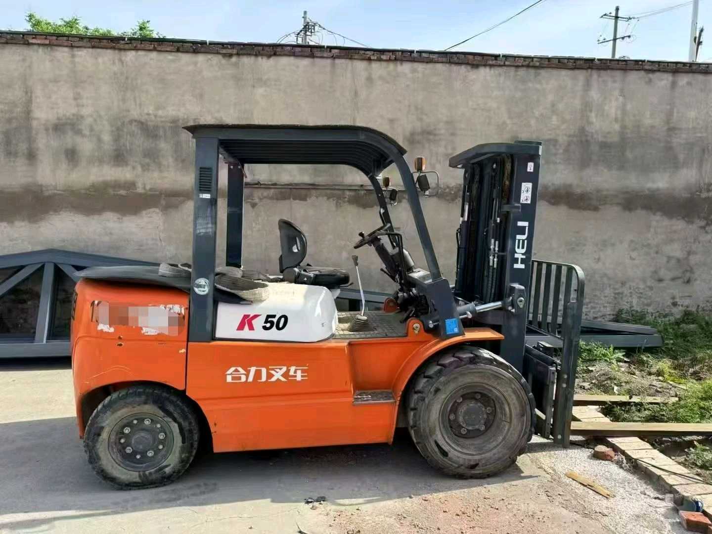 河南郑州二手合力K系列5吨2024款升高4米柴油叉车