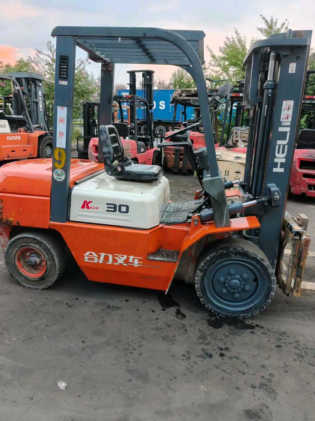 江苏常州二手合力K系列3吨2021款升高3米柴油叉车