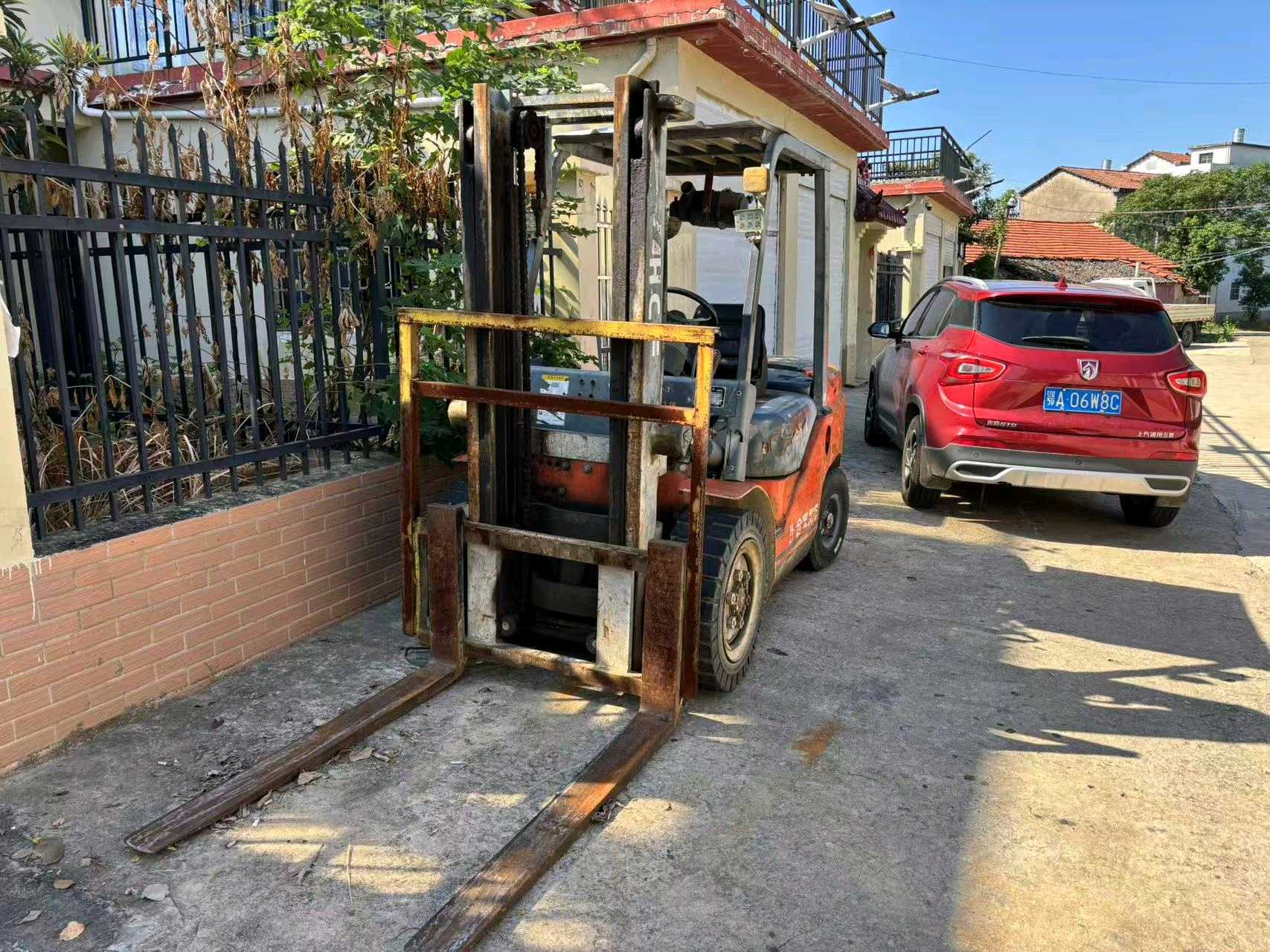 湖北黄冈二手其他无3吨0款升高3米柴油叉车