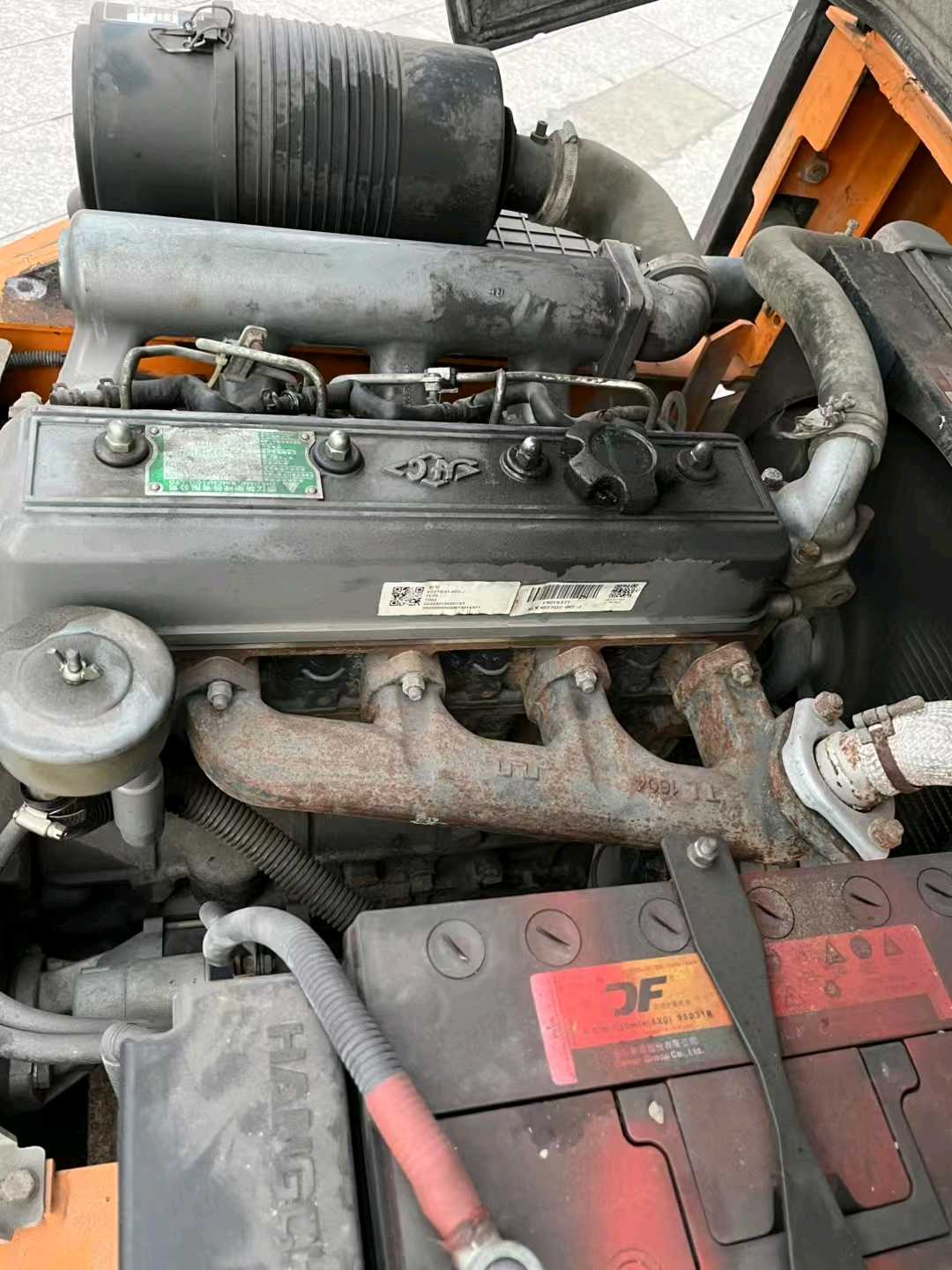 江苏常州二手杭叉A系列3.5吨2019款升高3米柴油叉车