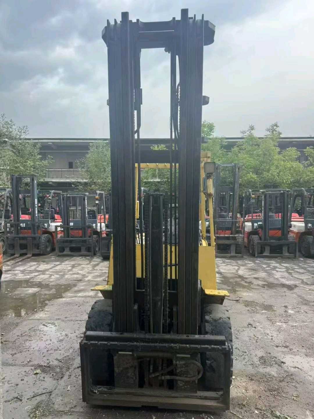 山东德州二手海斯特H3.0XT Premium3吨0款升高5.818米柴油叉车