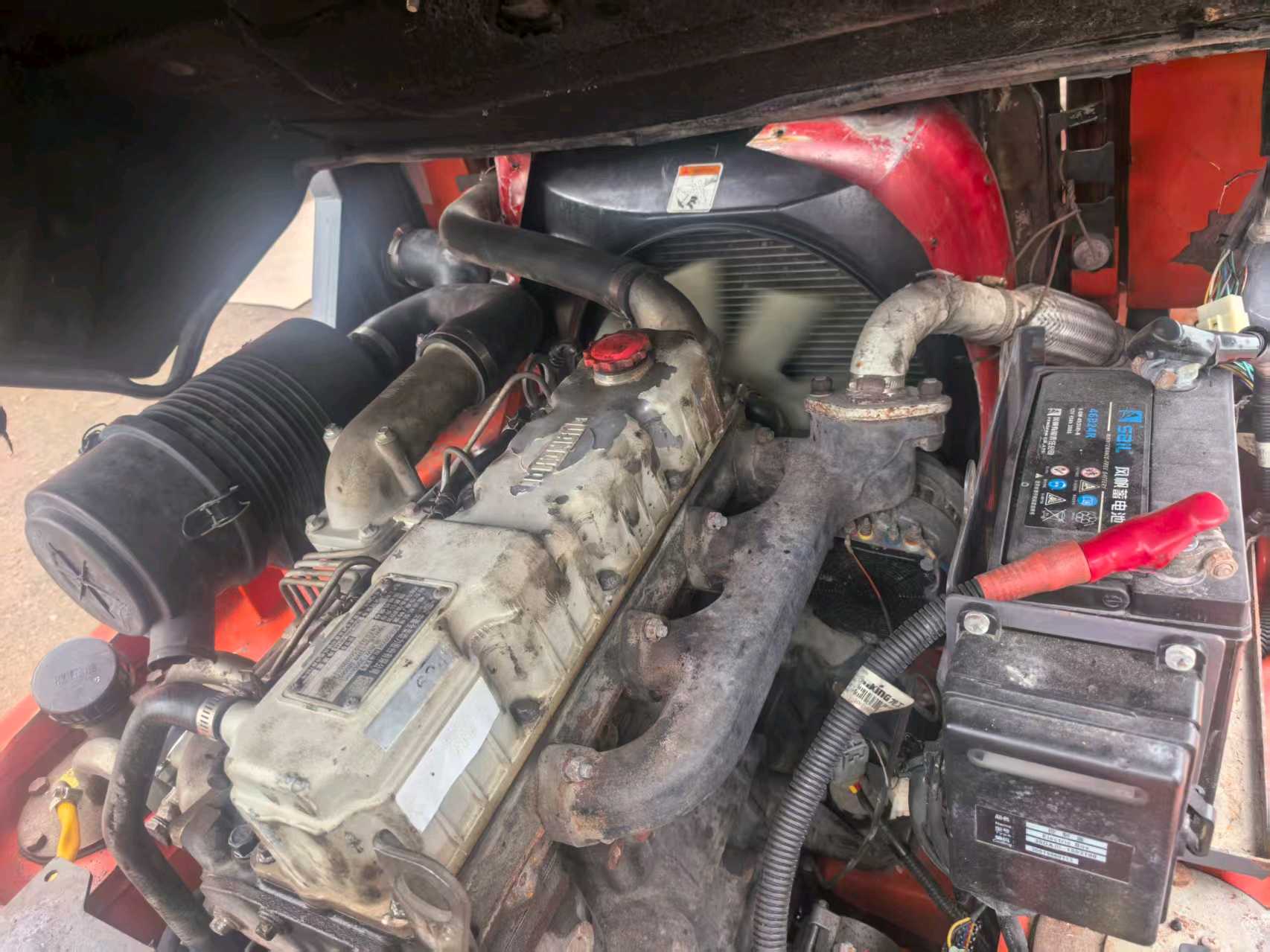 山东济南二手龙工FD系列3.5吨2018款升高4米柴油叉车