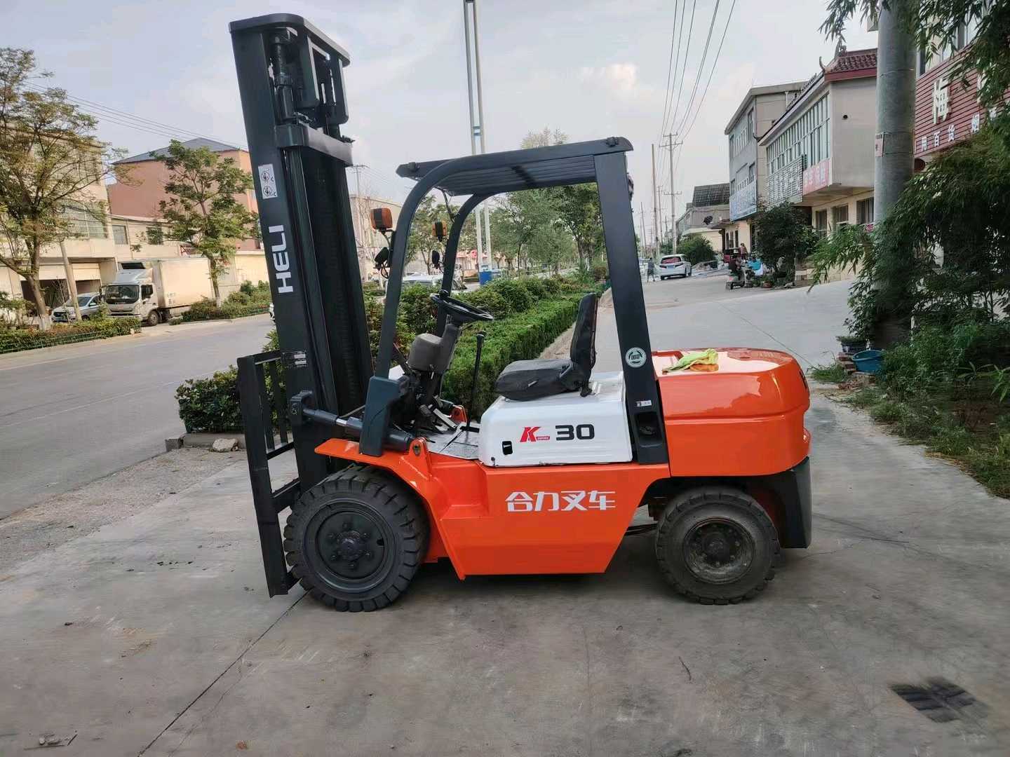 河北唐山二手合力K系列3吨2016款升高4米柴油叉车