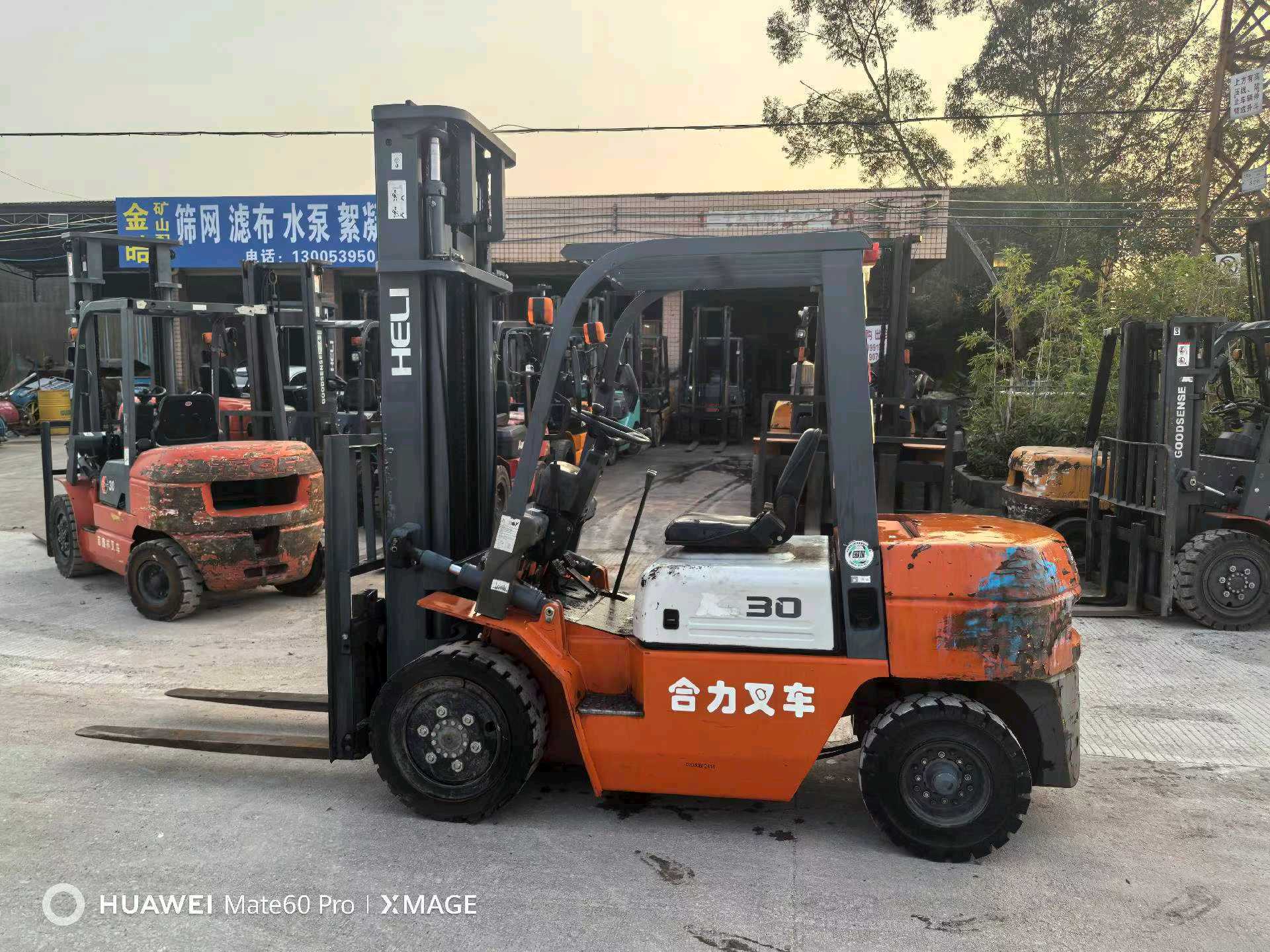 广东省肇庆市高要区二手合力3吨2020款升高0米柴油叉车