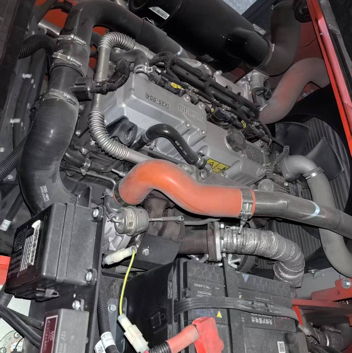 江苏扬州二手合力K2系列4吨升高4.25米柴油叉车