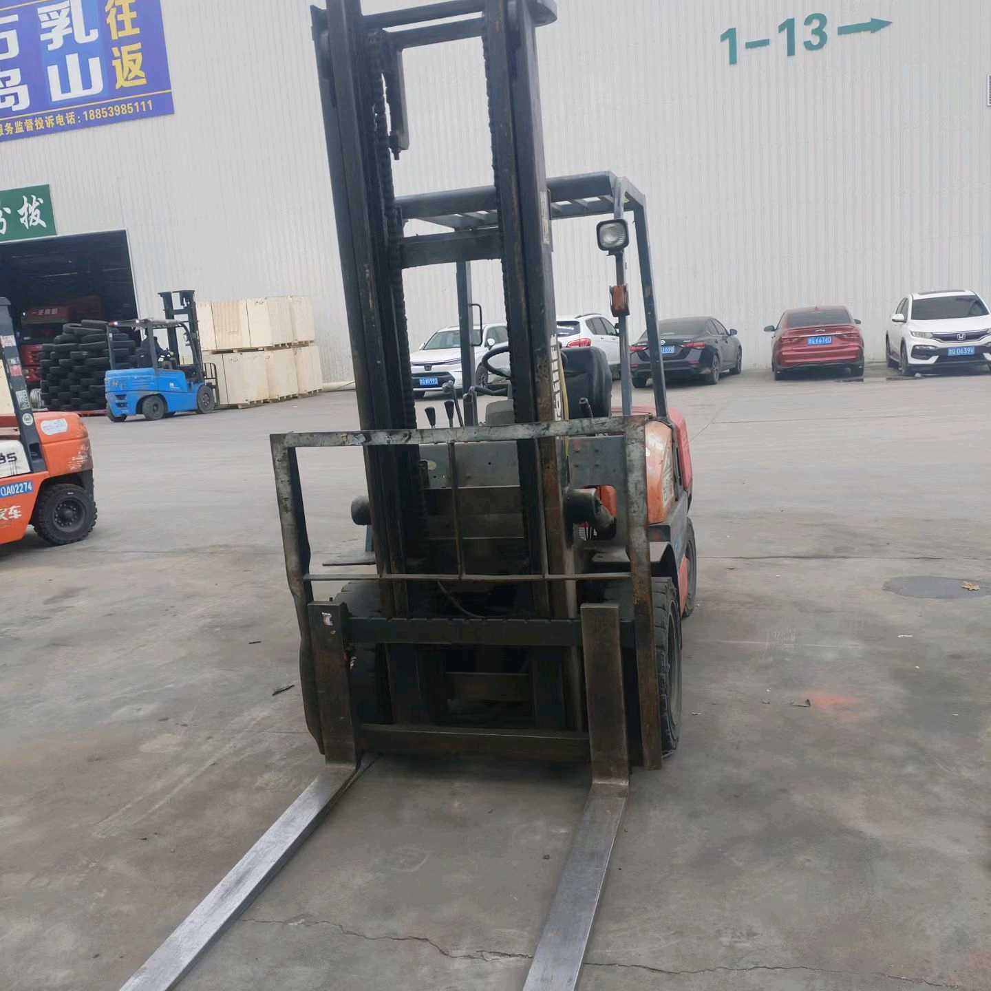 山东省临沂市兰山区沂蒙路223号二手台励福3吨2018款升高0米柴油叉车