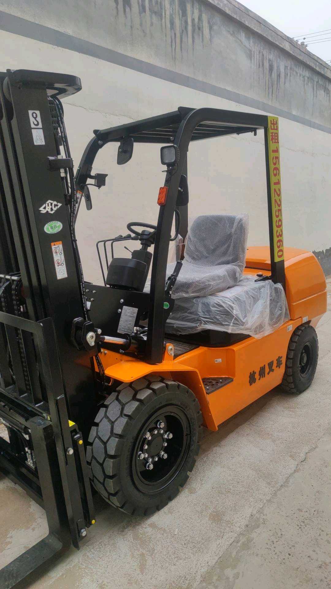 河北石家庄二手杭叉A系列3.5吨升高4.5米柴油叉车