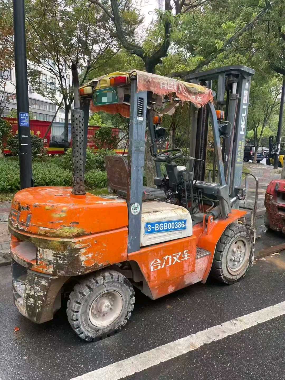 北京市二手合力3吨柴油叉车出售