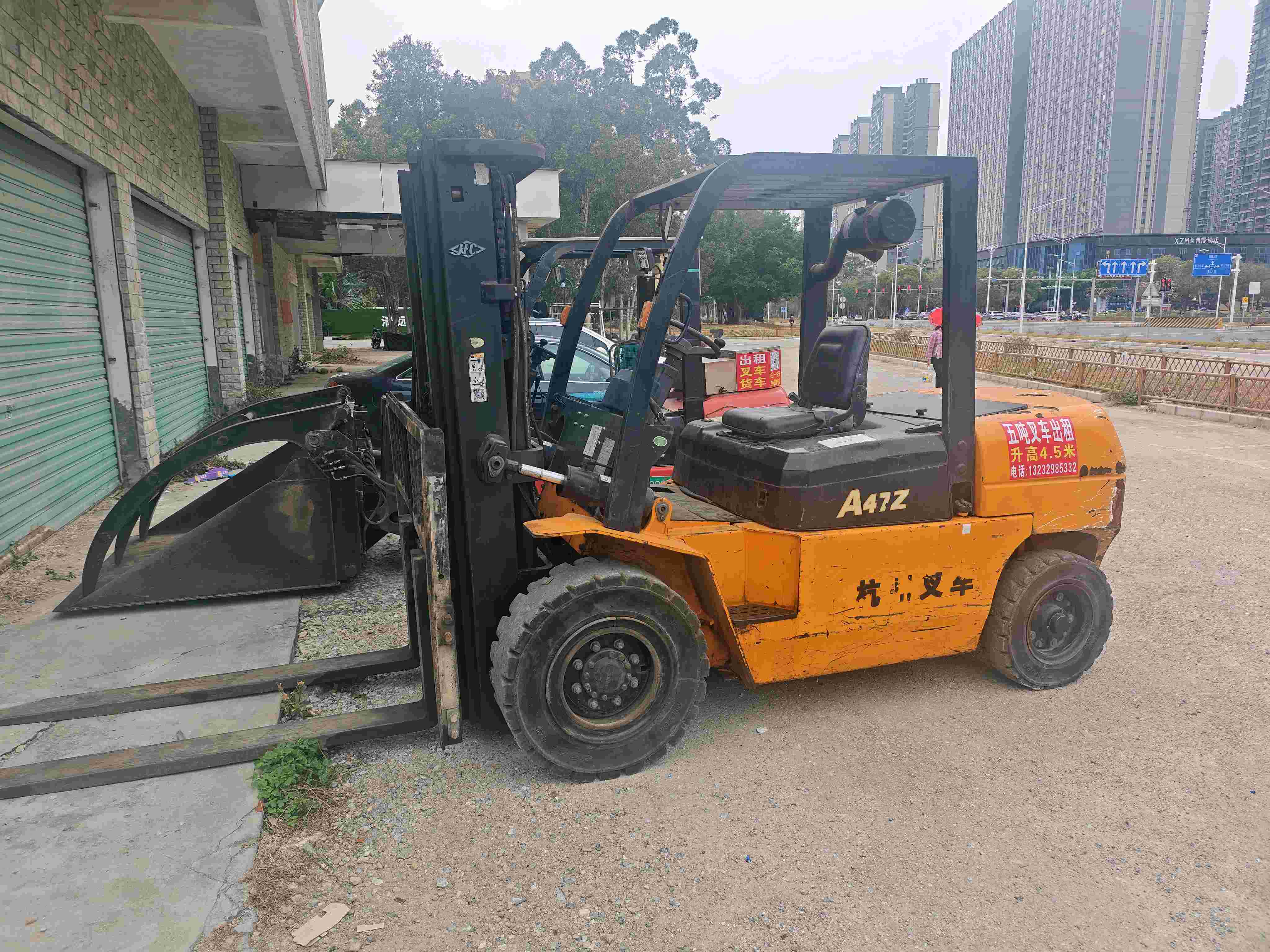 二手杭叉4.7吨柴油车出租