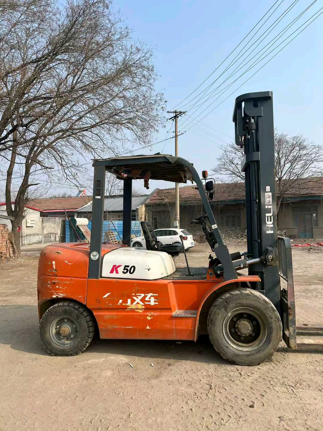 二手合力5吨柴油叉车出售