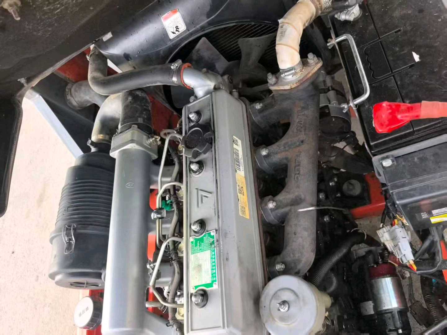 安徽省六安市舒城县千人桥中学北侧500米二手龙工3.5吨升高0米柴油叉车