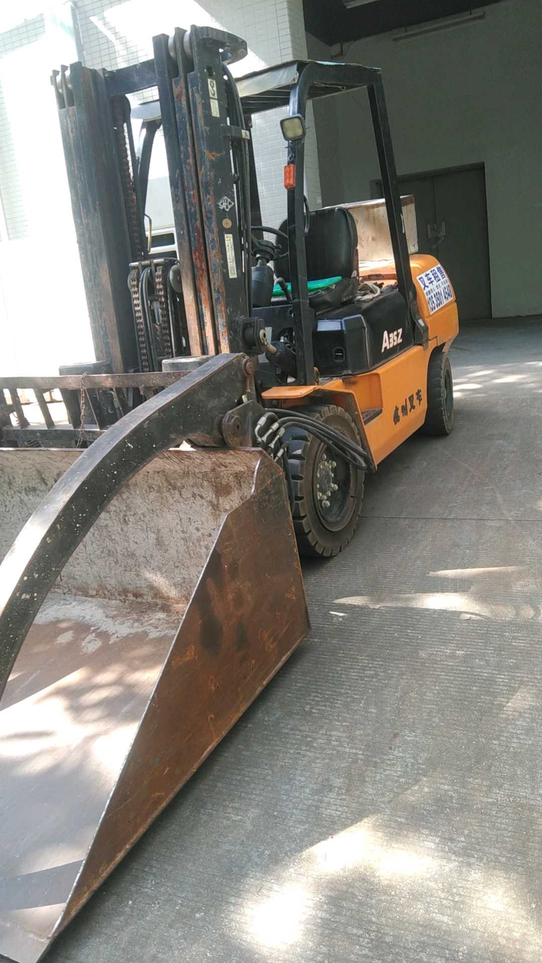 二手杭叉3.5吨柴油叉车出租