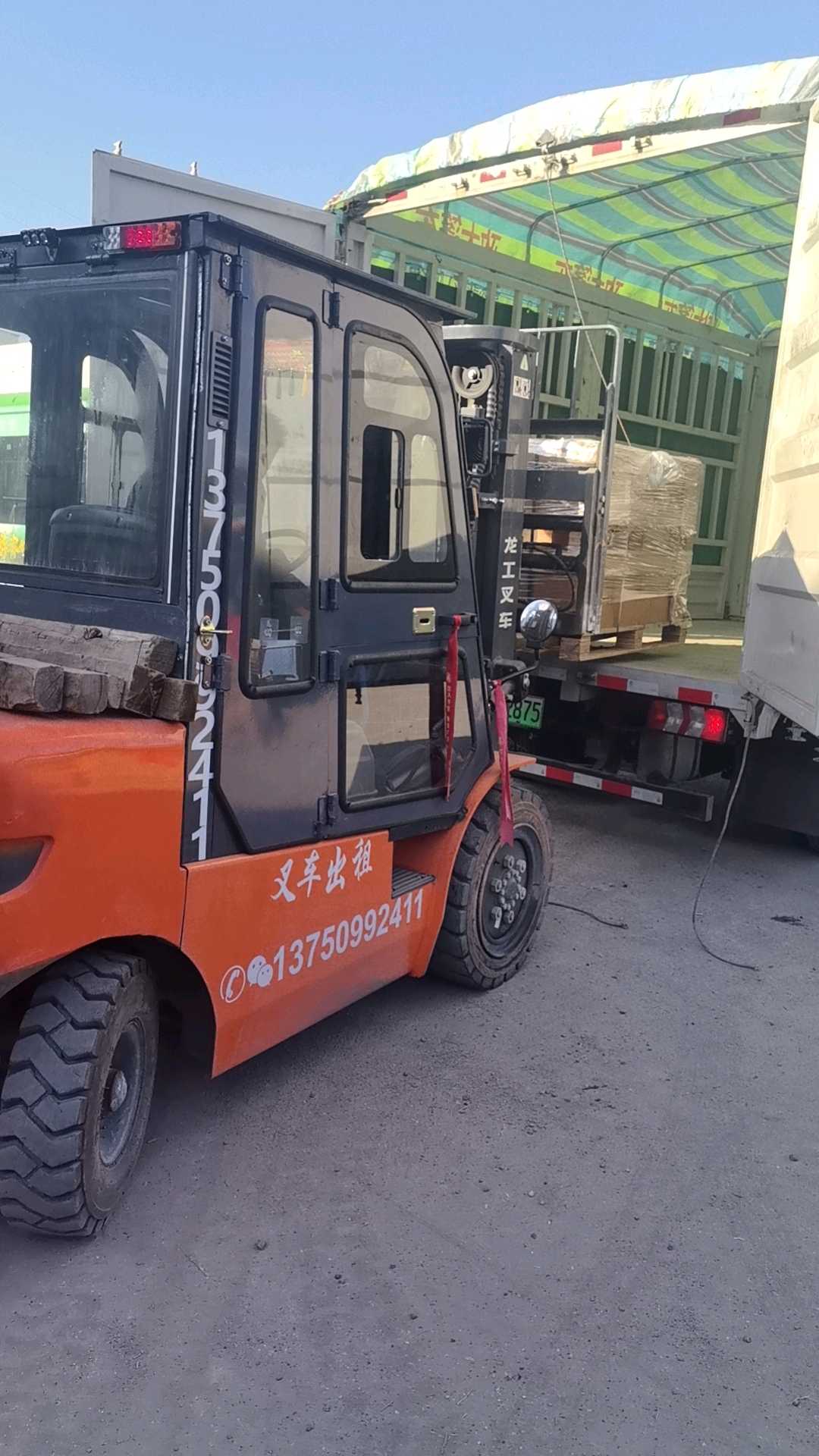 龙工3.5吨柴油叉车出租【价格 价格一览表 多少钱一个月】