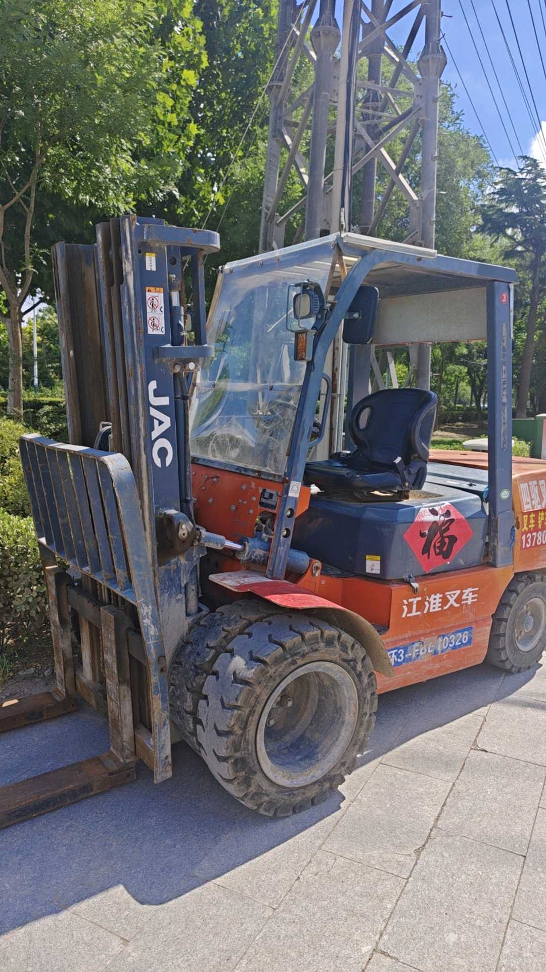 二手江淮3吨柴油叉车出租