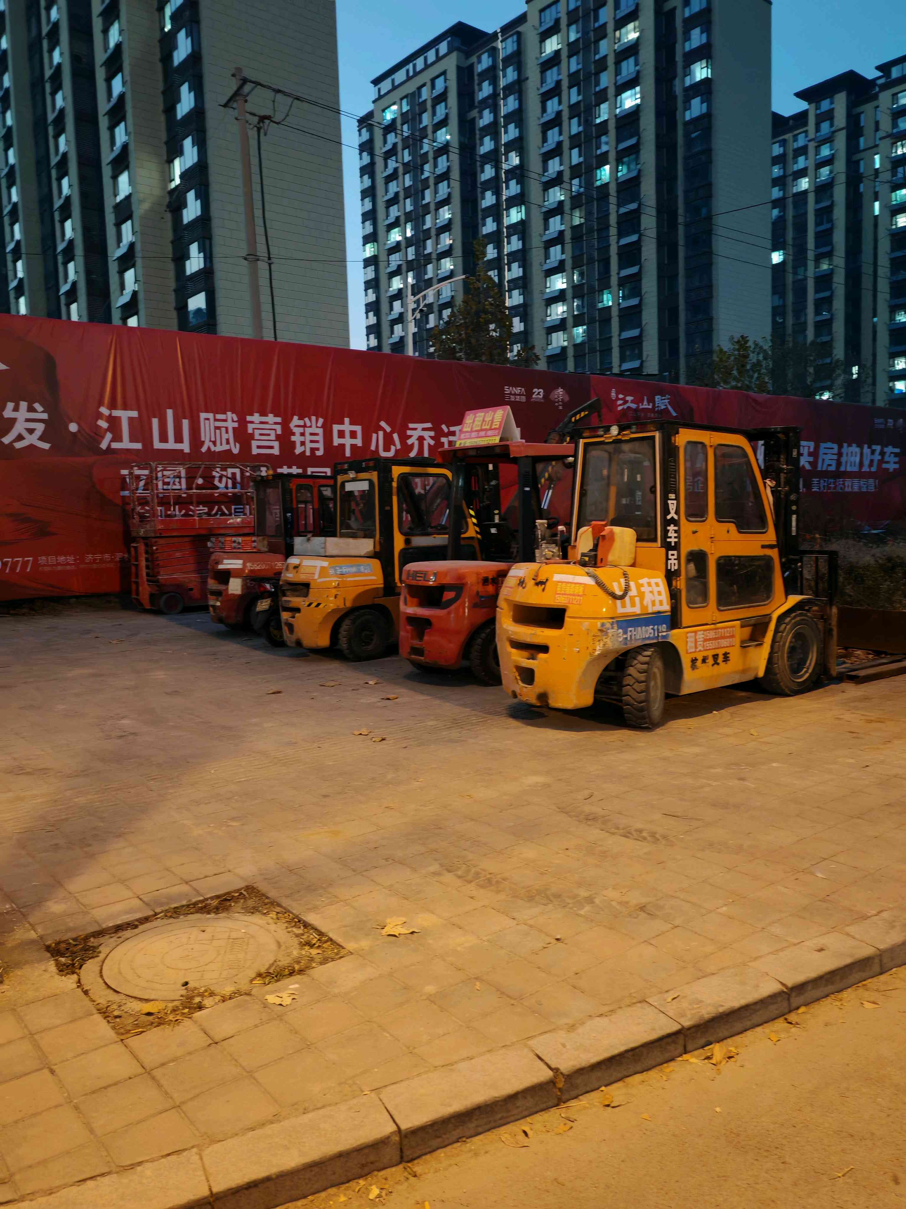 二手杭叉3.5吨柴油叉车出租