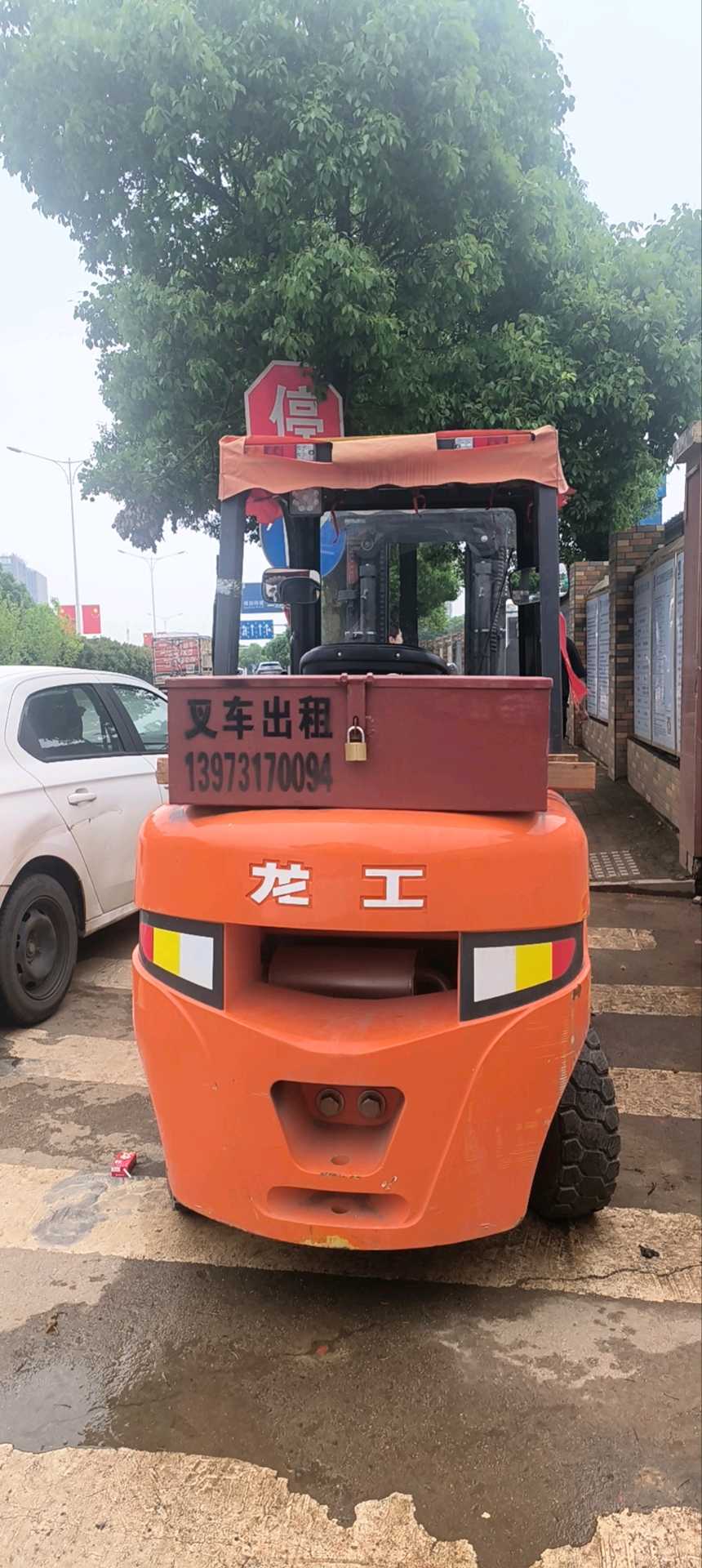 二手龙工3.5吨柴油叉车出租