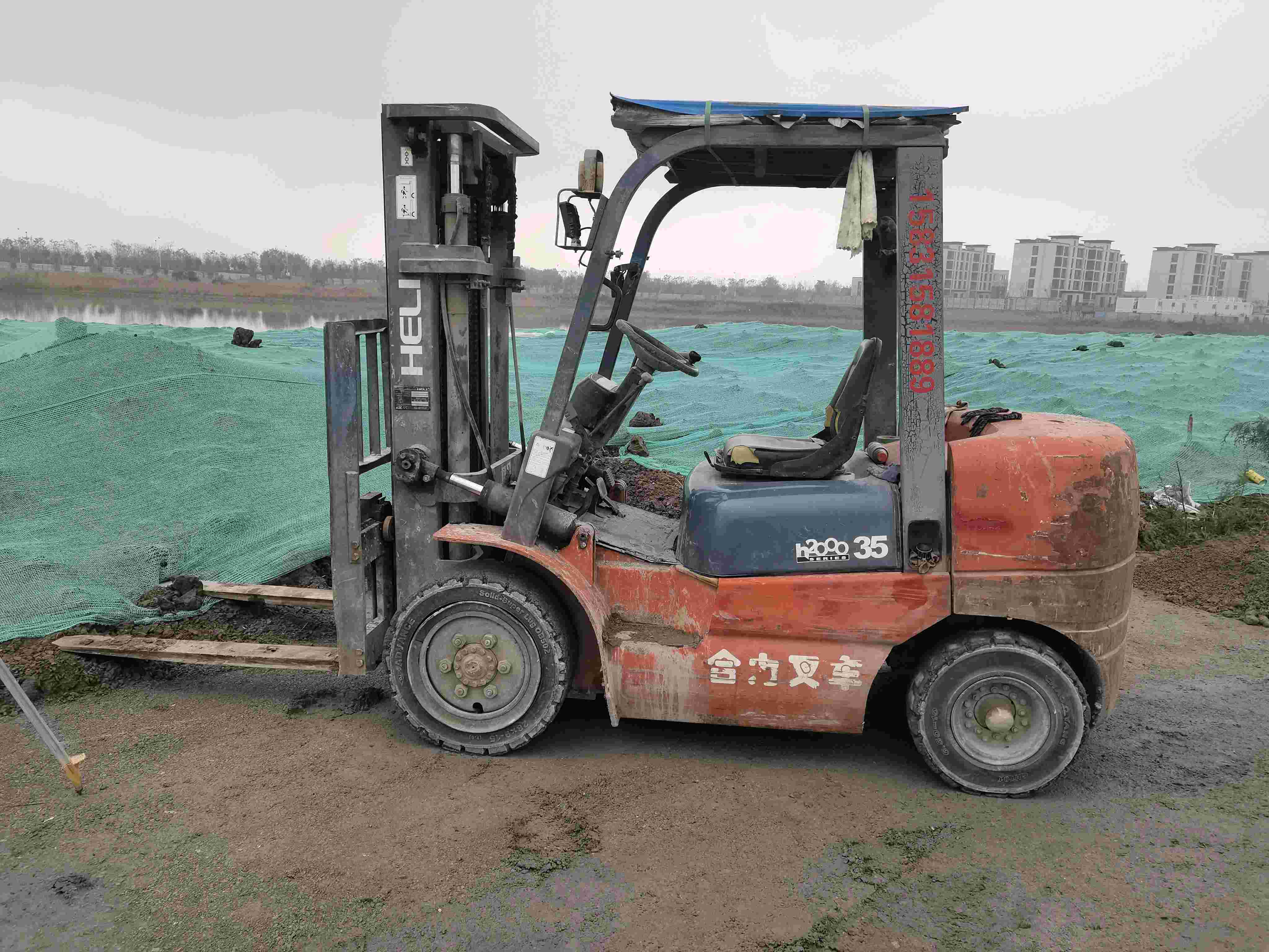 二手合力3.5吨柴油叉车出租