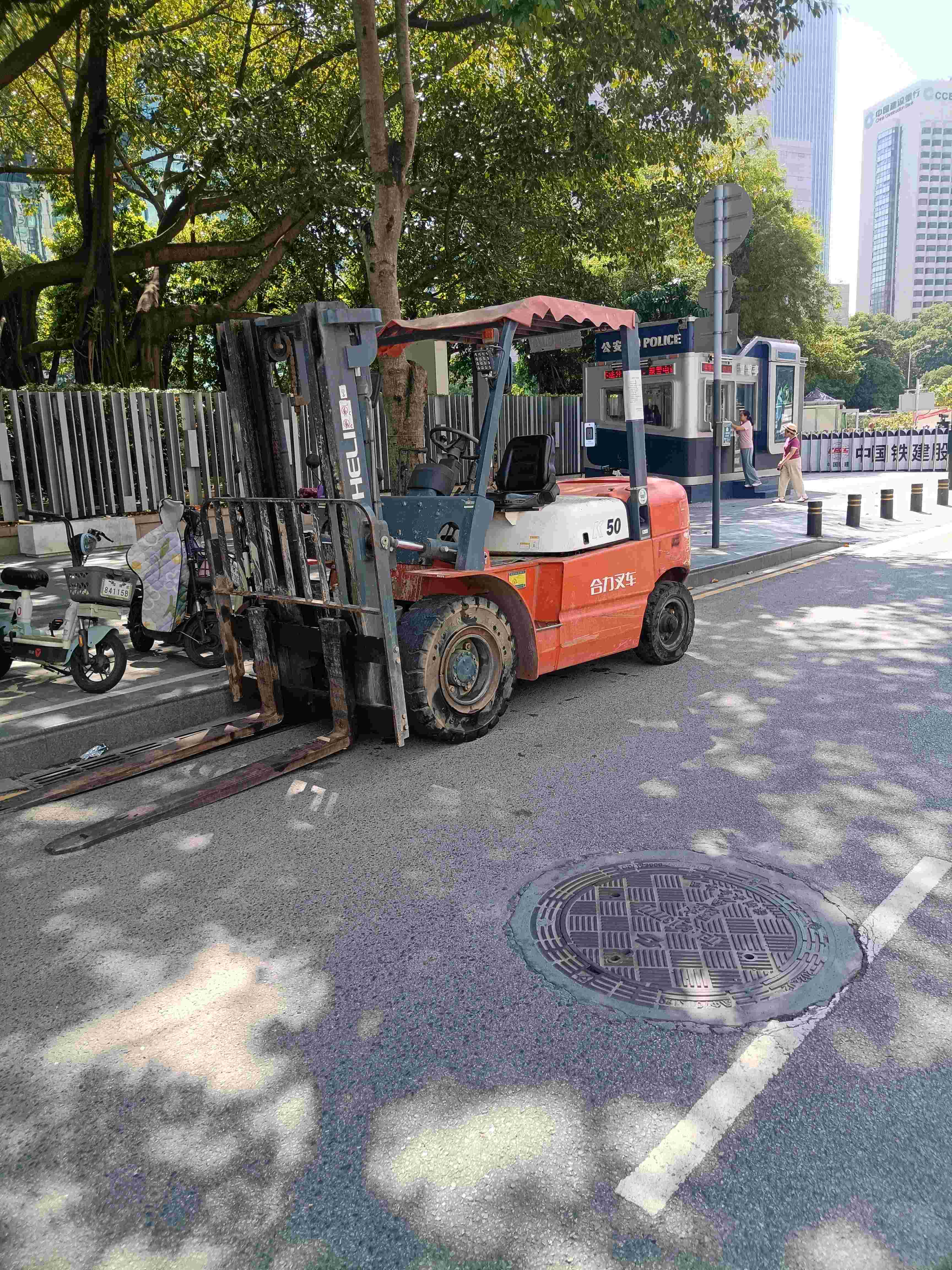 二手合力5吨柴油叉车出租