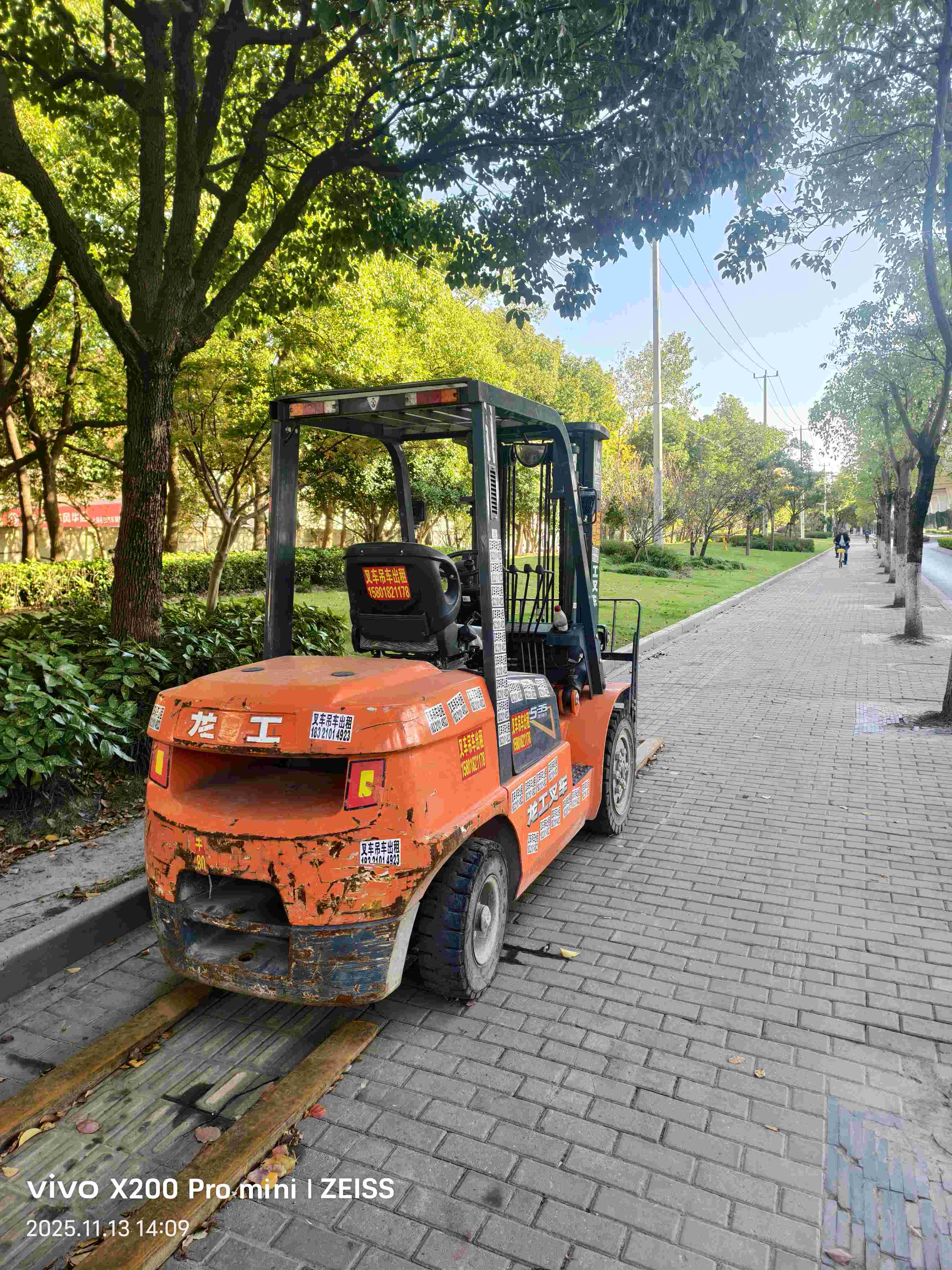 二手杭叉3吨柴油叉车出租