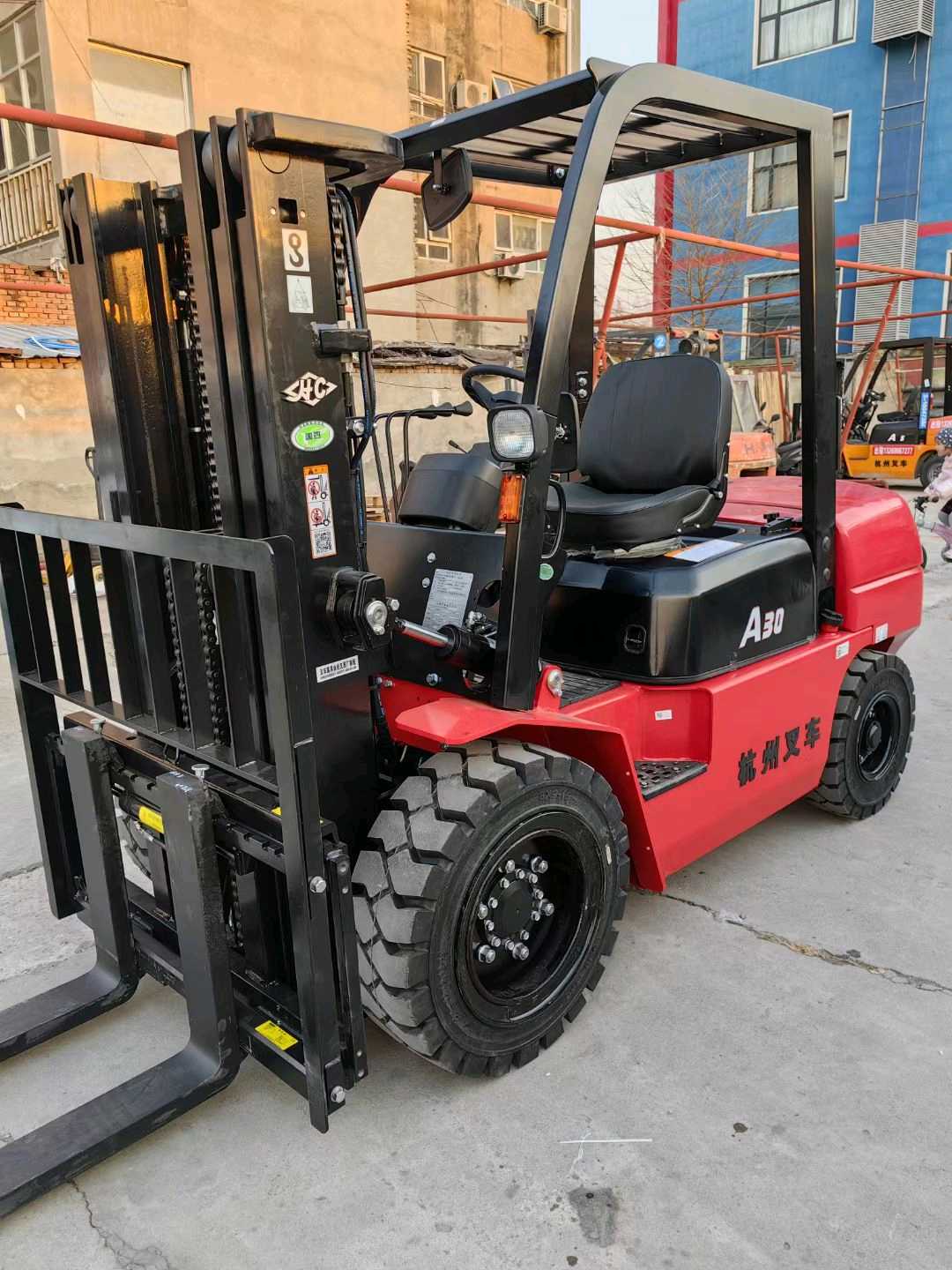 二手杭叉3.5吨柴油叉车出租